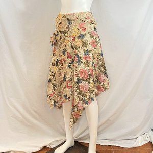 Vintage Lace And Linen A-line Skirt | Credibility By Sheri Drobnick